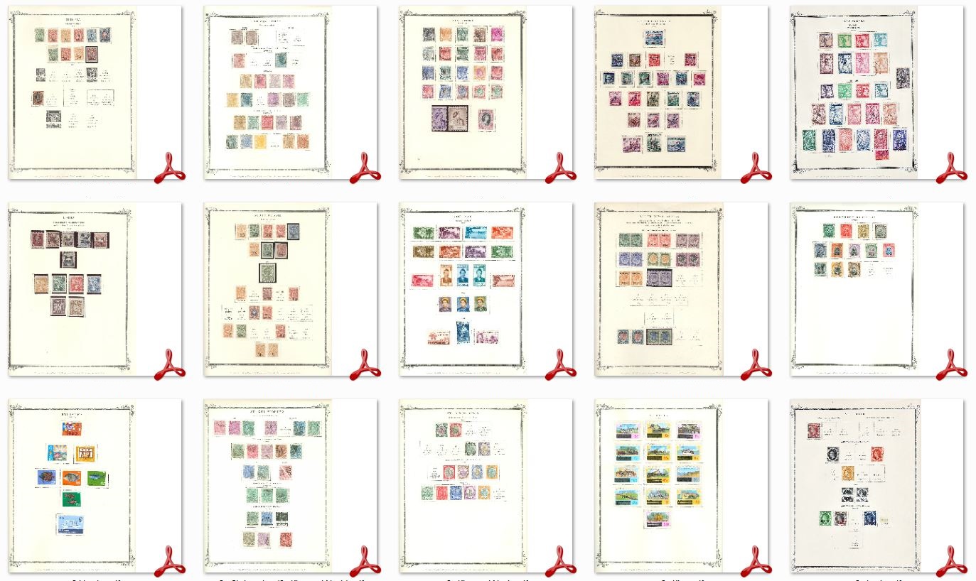 33,000 Printable Stamp Album Pages, Over 375+ Countries, Full Color, 2 DVDs