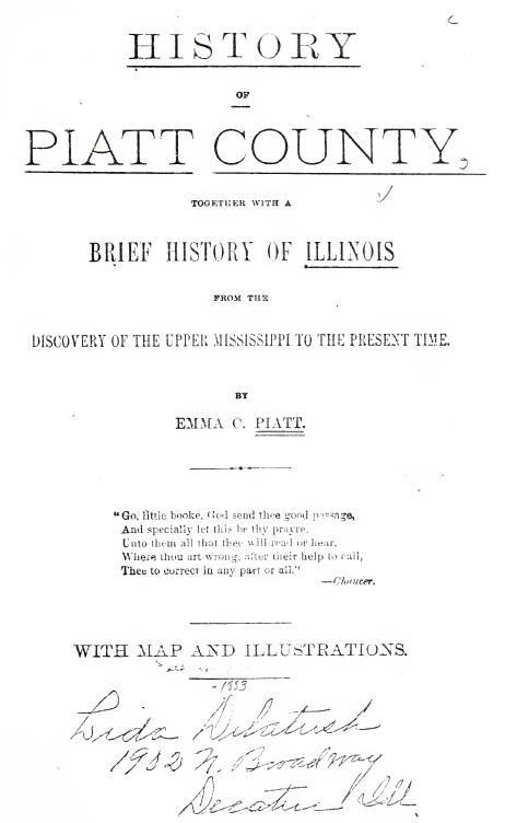 Illinois History and Genealogy