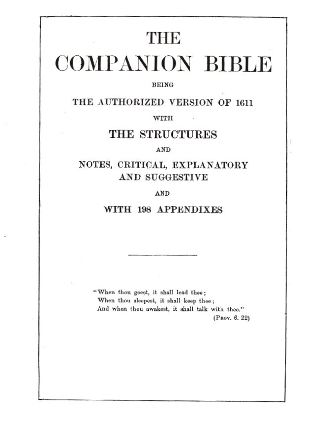 The Companion Bible