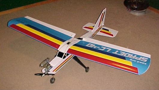 use librecad to design rc model aircraft